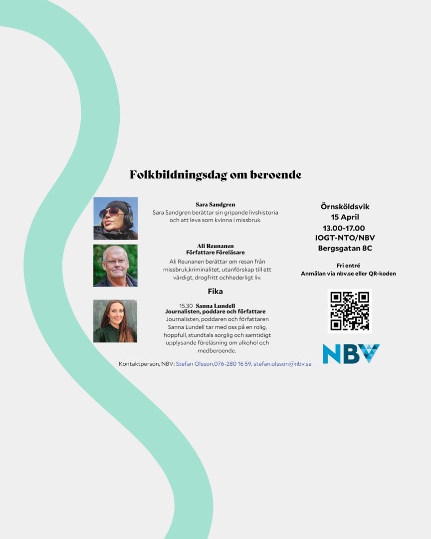 Folkbildningsdag om beroende