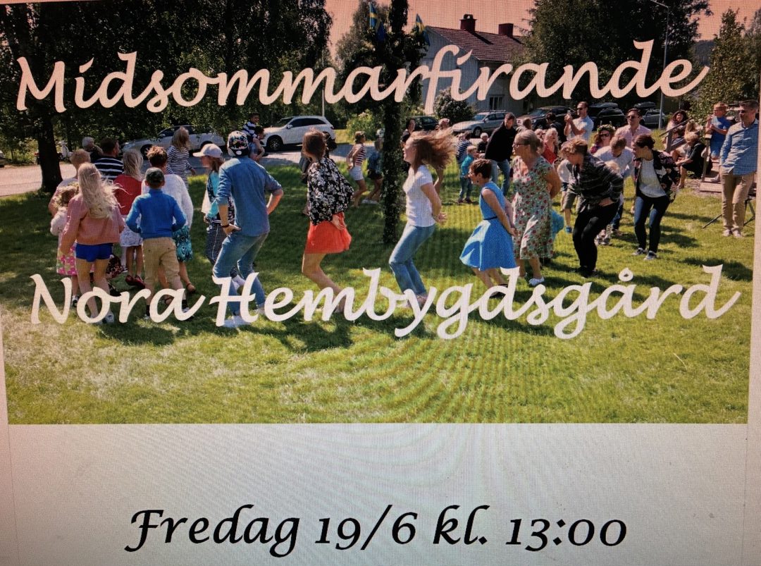 Midsommarfirande Nora Hembygdsgård