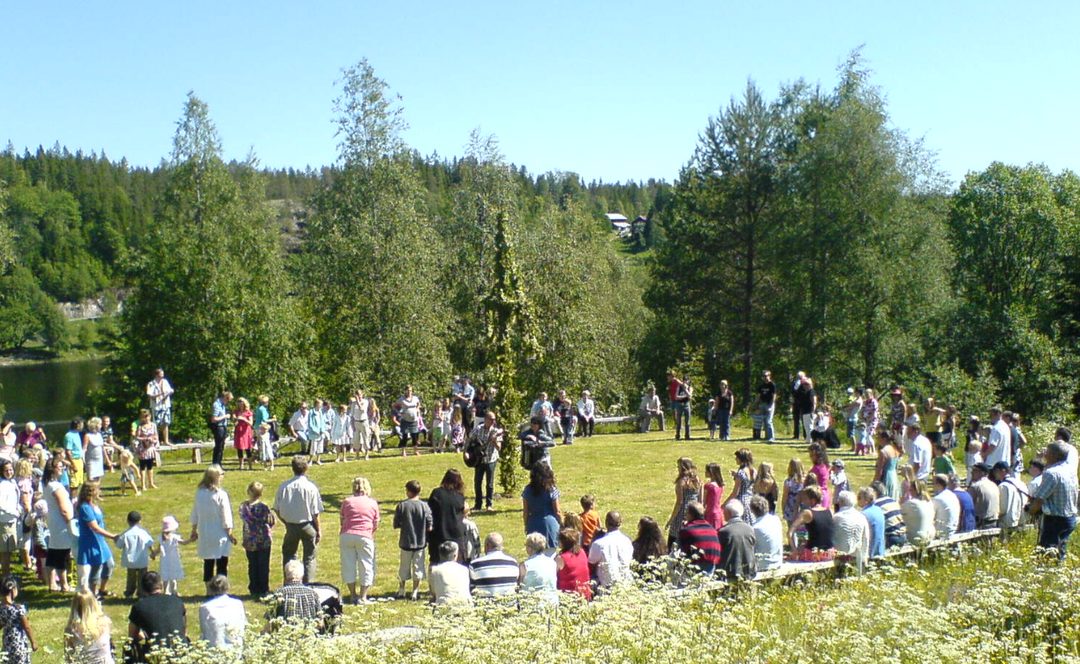 Midsommarfirande i Grundsundavallen